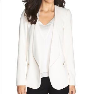 WHBM DRAPE-FRONT BLAZER